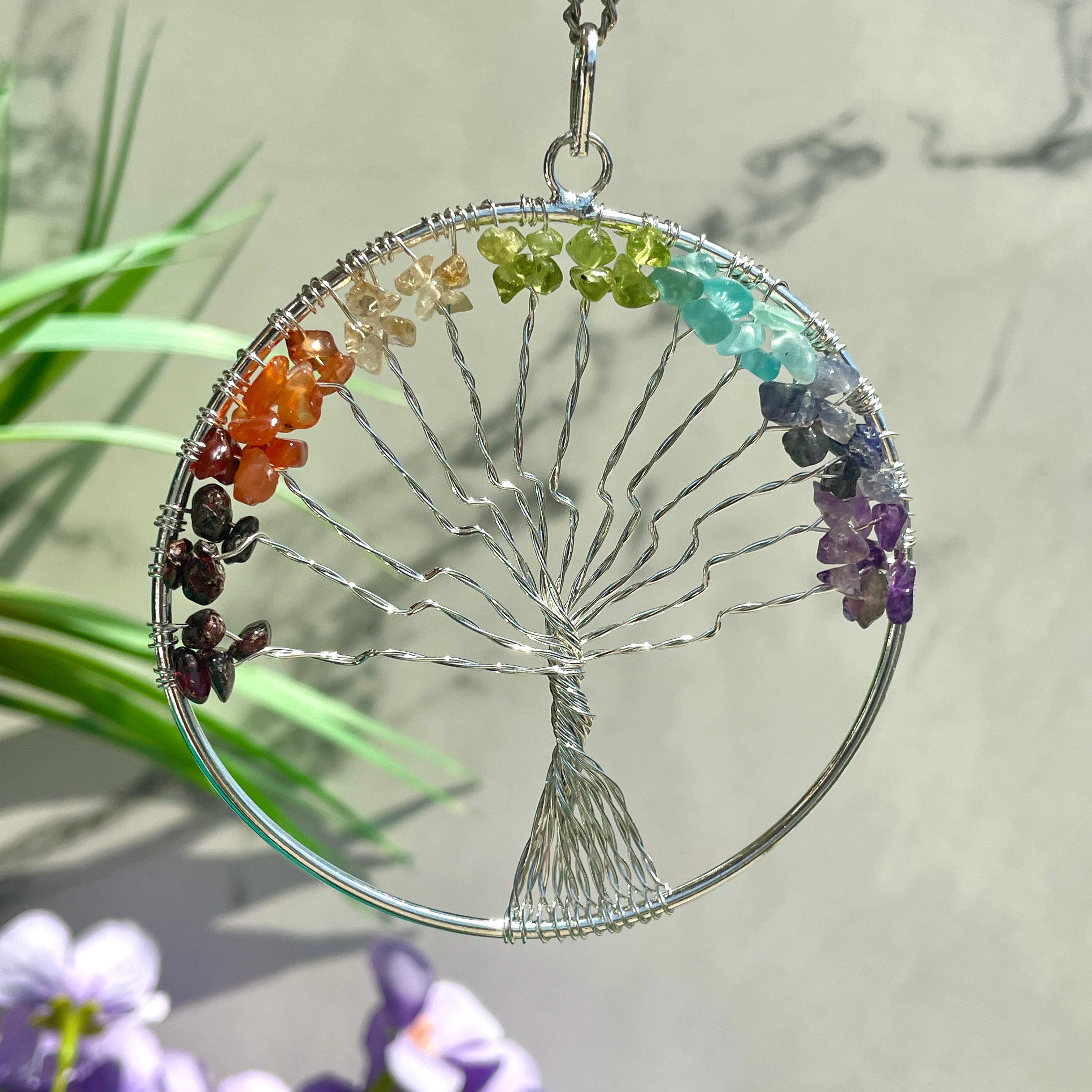 Pendant - Tree of Life - Chakra XLarge Pendant - Tree of Life - Chakra XLarge